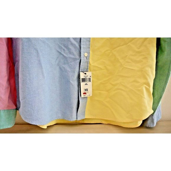 Polo Ralph Lauren Men's Sz 2XL Multi Classic Oxford Fun L/S Button Up Shirt $125 - Picture 6 of 11